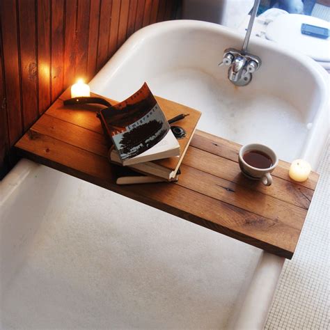 wooden bath tray for tub